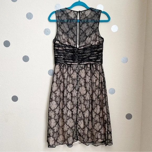 Carmen Marc Volvo A-Line Clover Lace Sleeveless Midi Dress - Picture 6 of 10